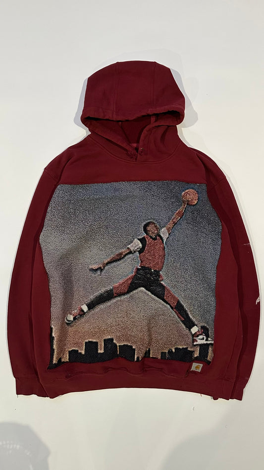 Airborne Sz XL Carhartt Burgundy