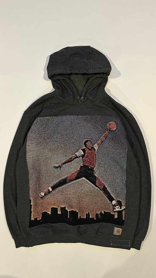 Airborne Sz L Carhartt Charcoal Grey